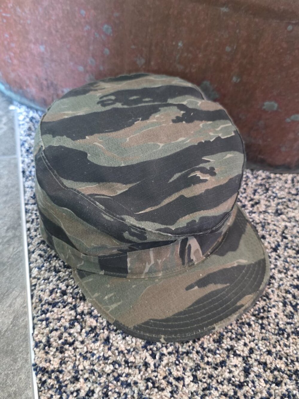 Vintage R&B Inc Military Camo Hot Weather Patrol Cap Hat Size 7 3/4 USA - Picture 3 of 7